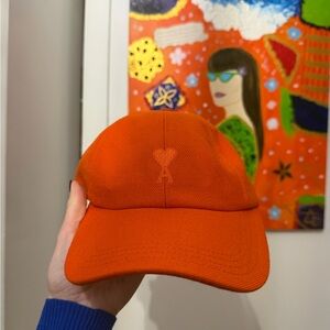 Ami Vibrant Orange Women's Cap